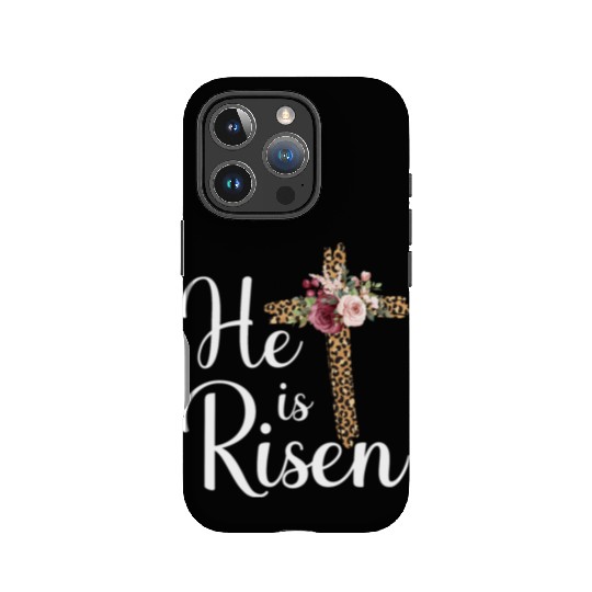 He Is Risen Jesus Christ Cross Easter Sunday IPhone Cases