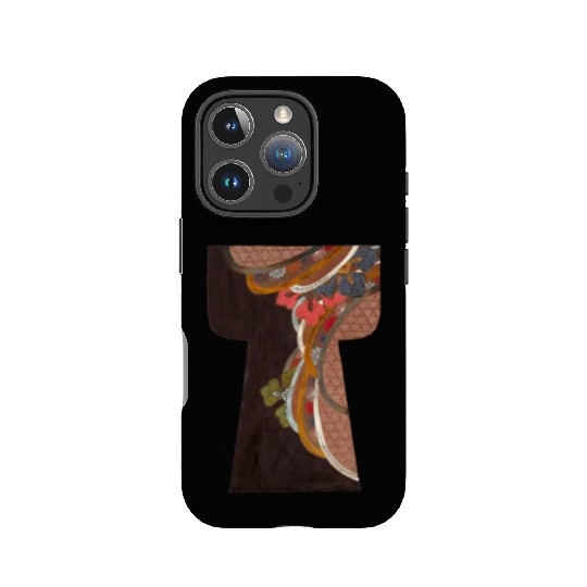 Kimono old fabric design IPhone Cases