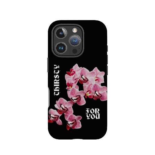 Orchid flower teeth creepy Orchid flower teeth cre IPhone Cases