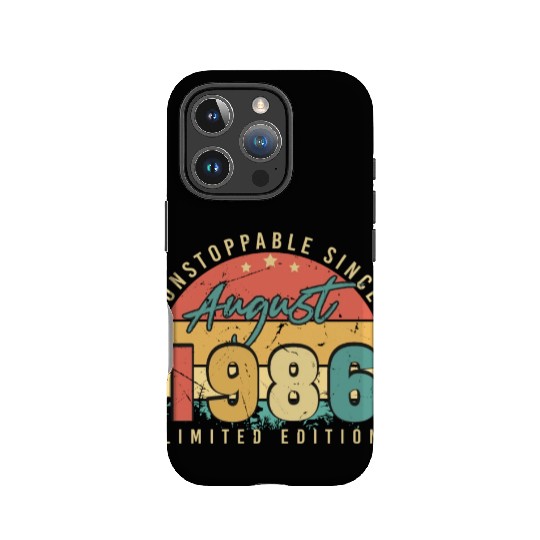 Gift Idea For August 1986 IPhone Cases