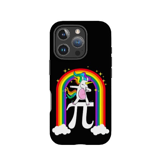 Pi Day IPhone Cases Funny Dabbing Unicorn And Math Lover