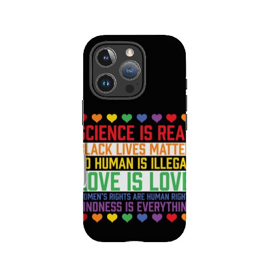 LBGT Flag Gay Pride Human Science is Real IPhone Cases