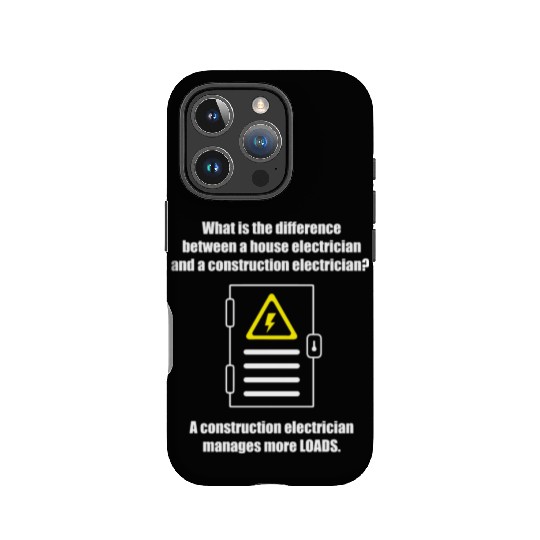 Electrician Electrical Engineer Lineman IPhone Cases