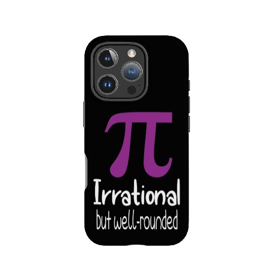Womens Purple Pi Irrational but Well Rounded Pi IPhone Cases