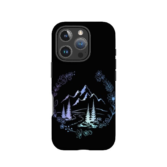 Flower Mountain Landscape Wilderness Mountaineer IPhone Cases