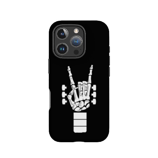 Metal Producer Skeleton Hand Guitar IPhone Cases