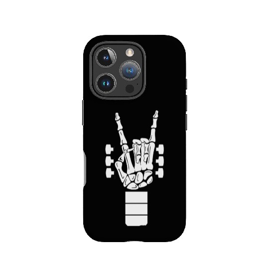 Metal Producer Skeleton Hand Guitar IPhone Cases