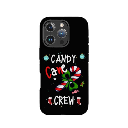 Cute Funny Candy Cane Crew Funny Christmas Candy IPhone Cases