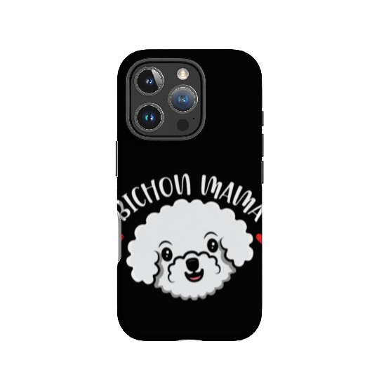 Bichon Mama Curly Hair Pup Puppy Bichon Frise IPhone Cases