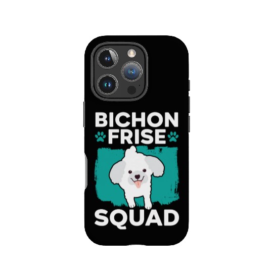 Bichon Frise Squad Curly Hair Pup Puppy Lover IPhone Cases