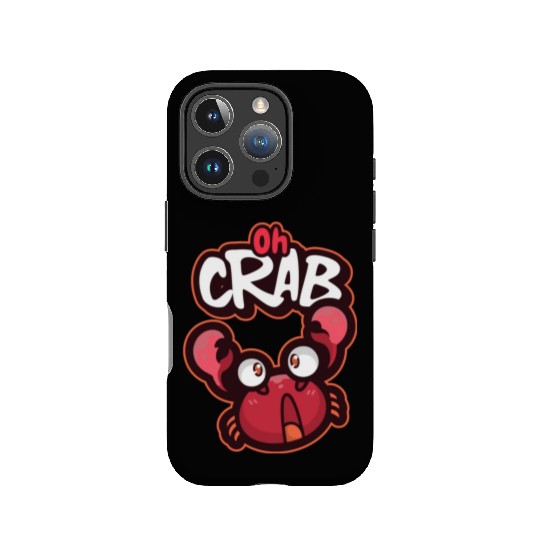 Oh Crab! Surprised Cool Crab IPhone Cases
