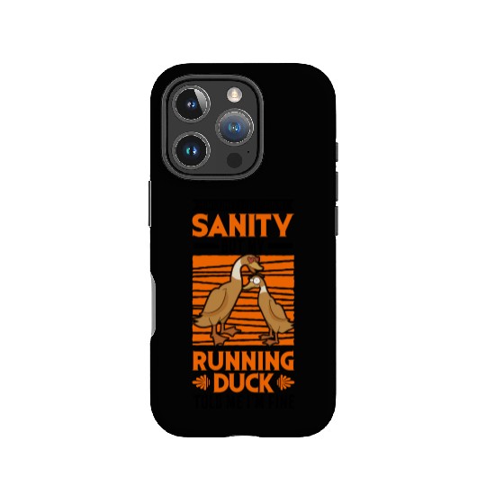 Running Duck Sanity IPhone Cases