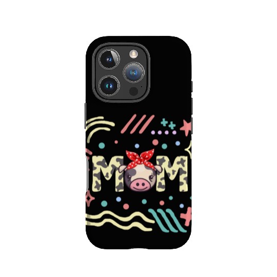 Cow Mom IPhone Cases, Mother's Day Gift Funny Cow Lover