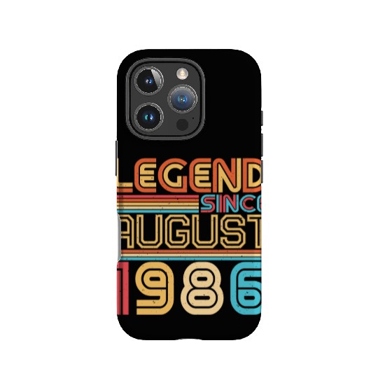 Birthday Greeting For August 1986 IPhone Cases