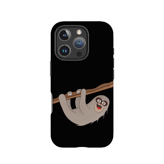 Hanging sloth IPhone Cases