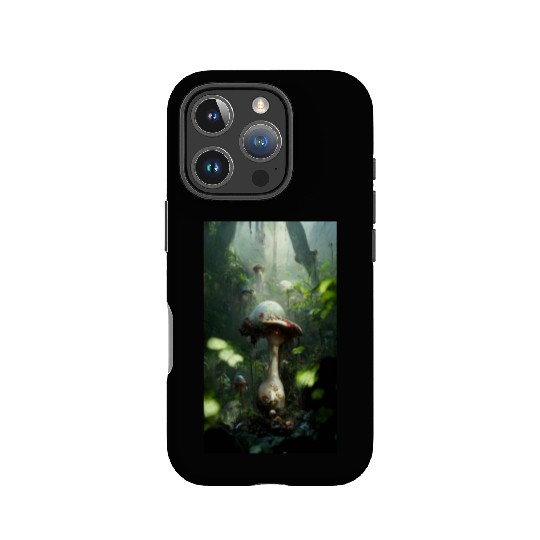 Mushrooms in the jungle. Unusual mushrooms in the IPhone Cases