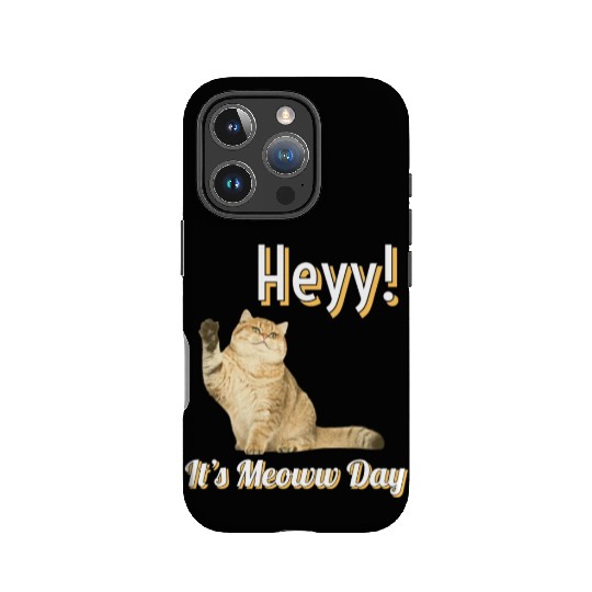 Meow international cat day 2022 IPhone Cases