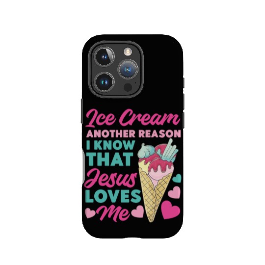 Ice Cream Christian Jesus Cone Ice IPhone Cases