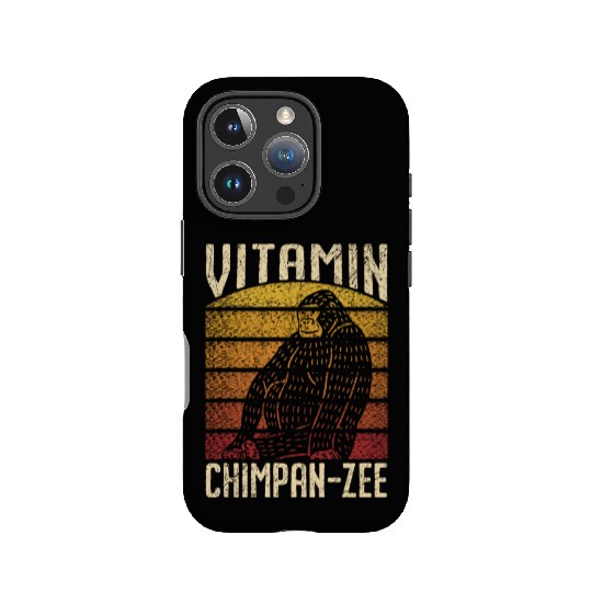 Vitamin Chimpanzee Monkey Animal Zookeeper IPhone Cases
