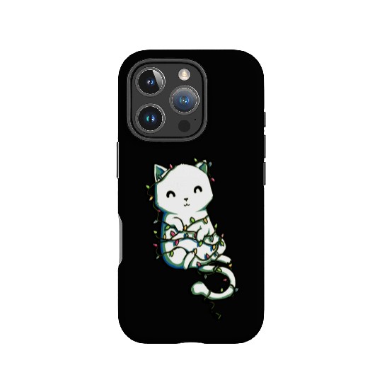 cat All Tangled IPhone Cases
