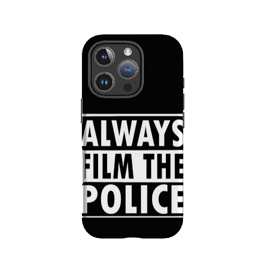 always film the police IPhone Cases