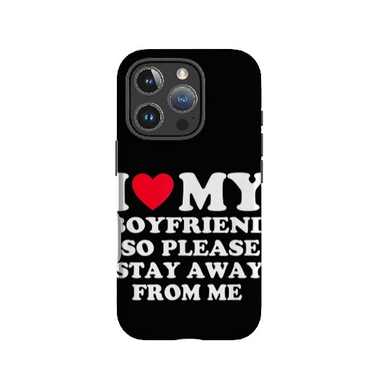 I Love My Boyfriend IPhone Cases