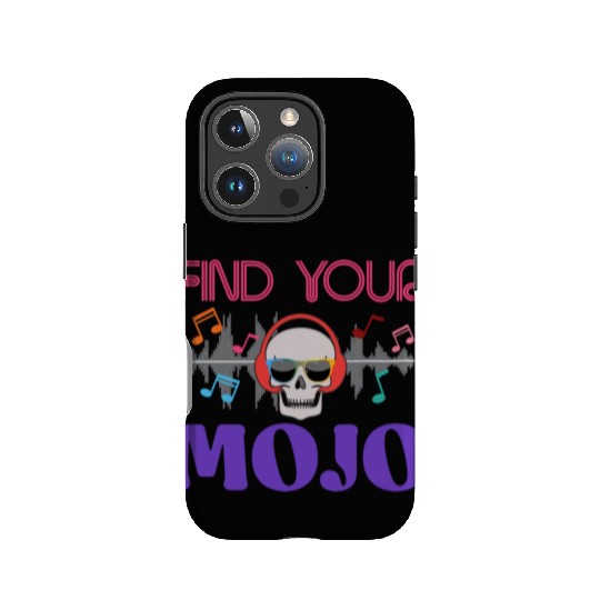 Find Your Mojo Colorful Violet Pink Retro Font IPhone Cases