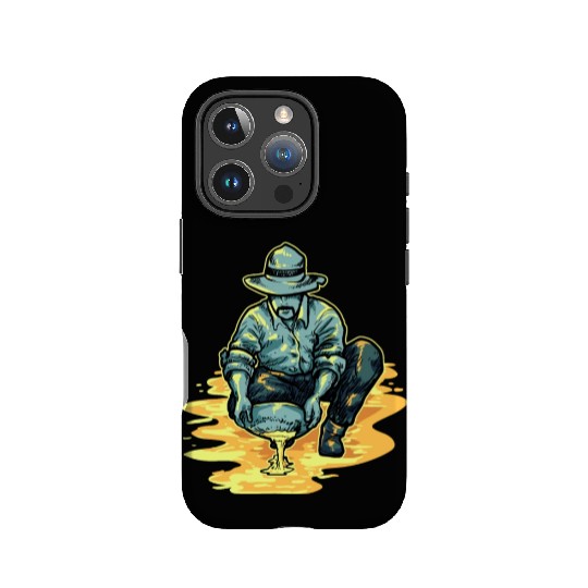 Gold Miner Prospecting Gold Panning IPhone Cases