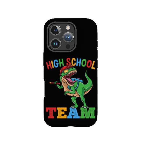 High School Team T-Rex Dinosaur Boys IPhone Cases