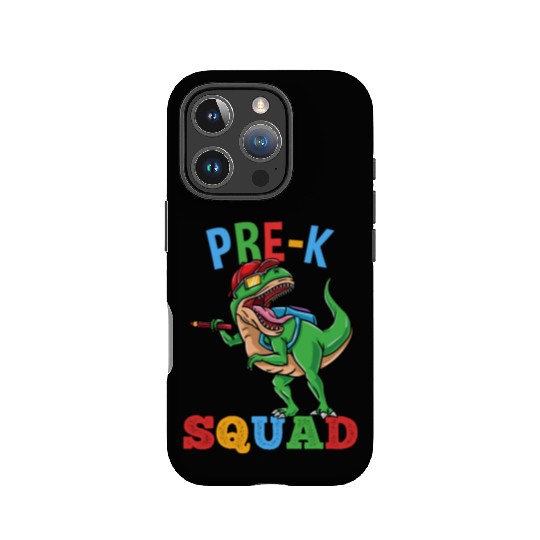 Pre-K Squad T-Rex Dinosaur Back To School Boys IPhone Cases