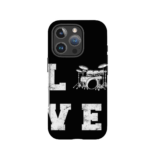 Love Percussion Drums Funny Drummer Band Music Dru IPhone Cases