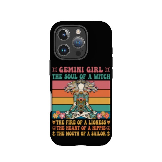 Gemini Girl Astrology Sign IPhone Cases