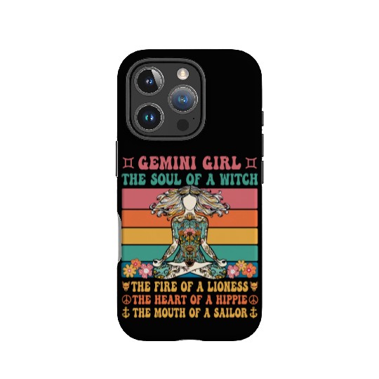 Gemini Girl Astrology Sign IPhone Cases