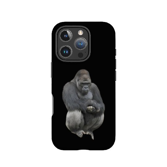 Majestic Gorilla Silhouette Design IPhone Cases