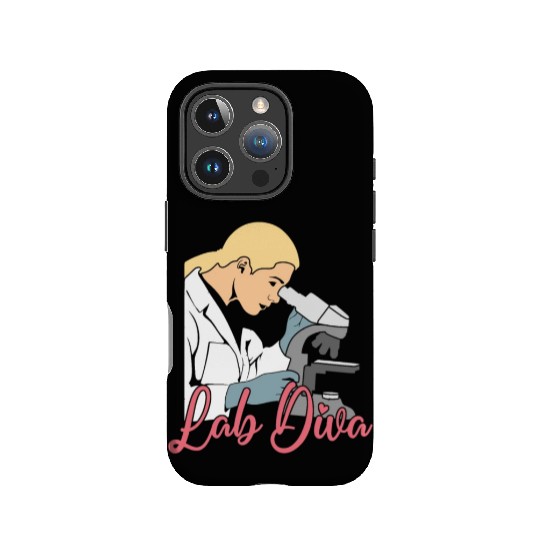 Lab Diva Chemist Laboratory Technician Science IPhone Cases