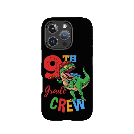 9th Grade Crew T-Rex Dinosaur Back To School Boys IPhone Cases