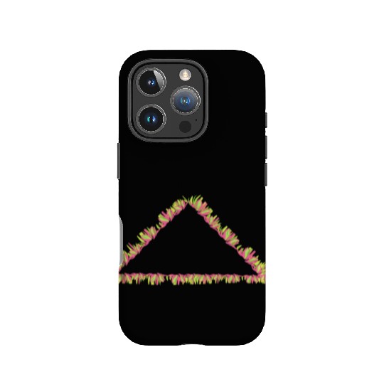 triangle nature icon grass IPhone Cases
