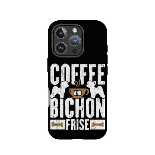 Coffee And Bichon Frise Dog Lover Puppy Paw Love IPhone Cases