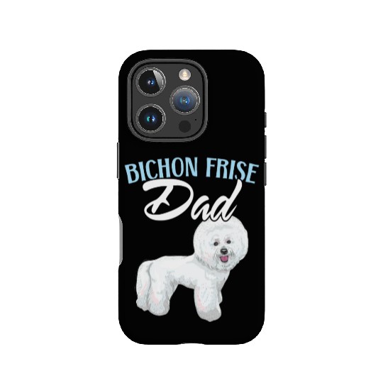 Bichon Frise Dad Dog Lover Dog Breeder Puppy Paw IPhone Cases