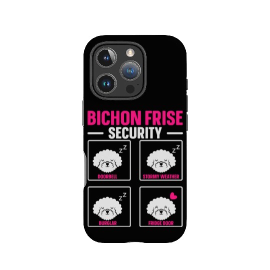 Bichon Frise Security Dog Lover Puppy Paw Love IPhone Cases