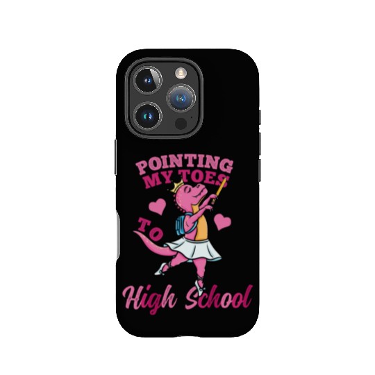 Pointing My Toes To High School Girls IPhone Cases