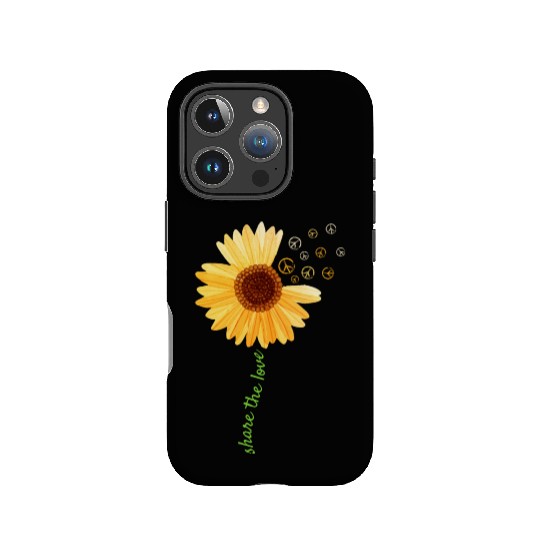 Hippie Sunflower Love Peace Women Nature Lover IPhone Cases