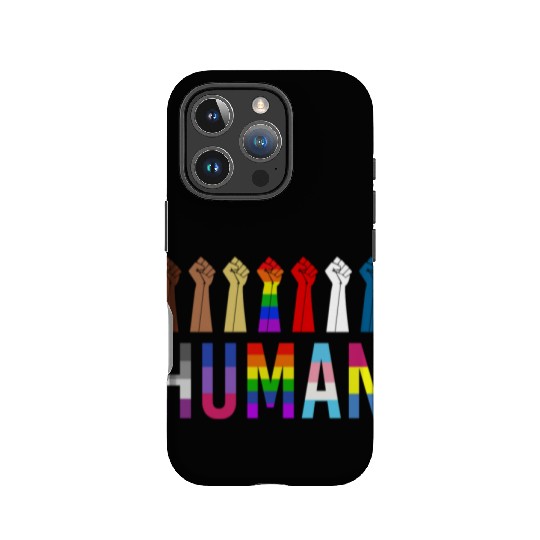 Human Rights For All Resist Feminist LGBT Black IPhone Cases