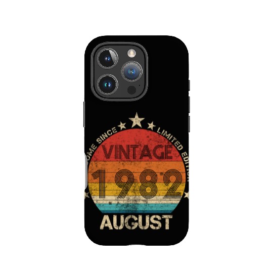40th Birthday Gifts Awesome Since August 1982 40 IPhone Cases