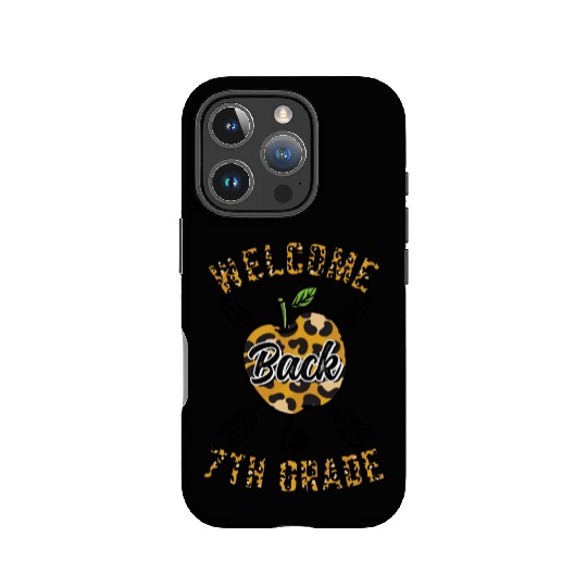 Welcome Back To 7th Grade Leopard Print IPhone Cases