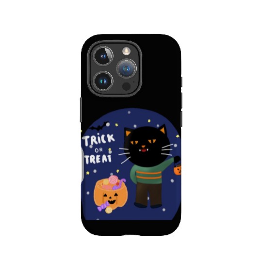 Trick or Treat cartoon design IPhone Cases