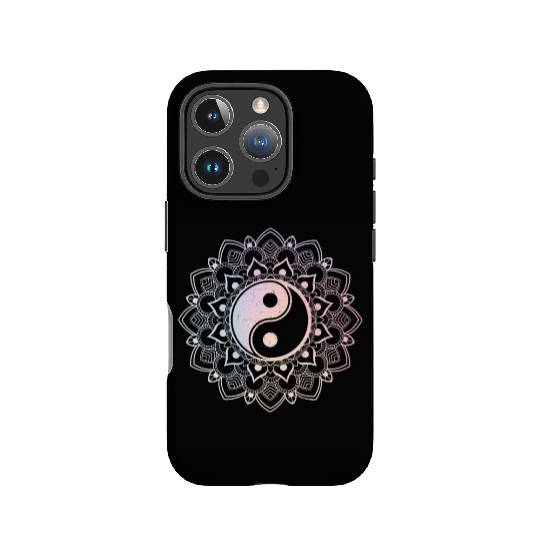 Yin Yang Lotus Mandala Spiritual Reiki IPhone Cases