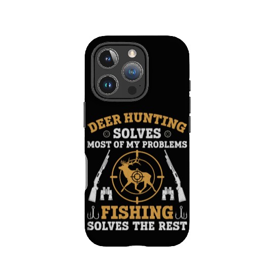 Buck Deer Hunting Hunter Fishing IPhone Cases