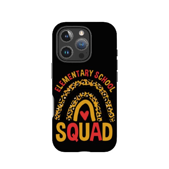 Back To School Leopard Elementary School Squad IPhone Cases