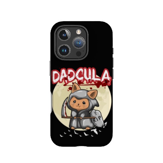 Dadcula Dracula Vampire Dad Funny Halloween Party IPhone Cases